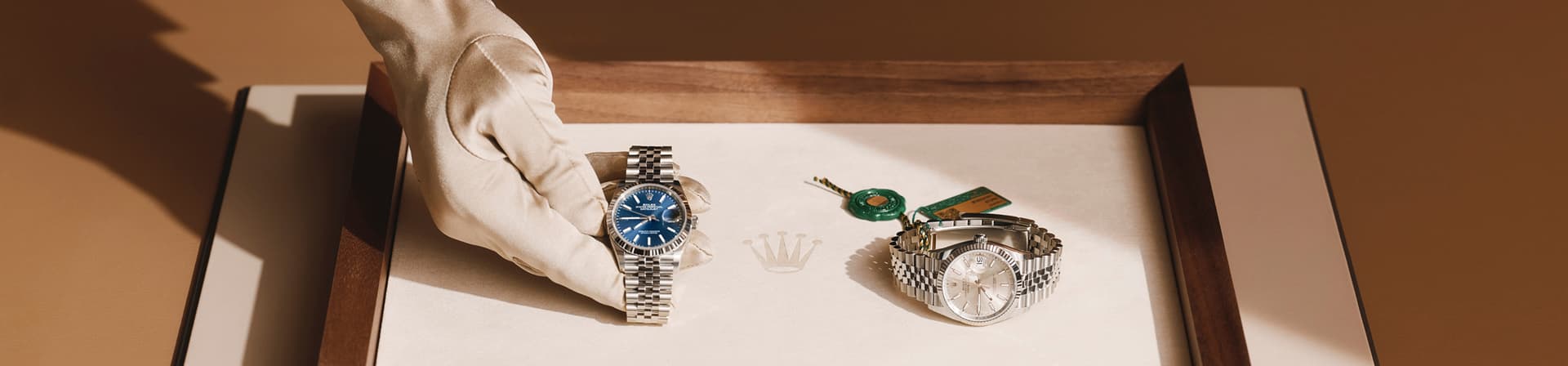Rolex Gemelos «Estriado» de Oro blanco y cerámica, A1039 en Eurochronos Rolex Gemelos «Estriado» de Oro blanco y cerámica, A1039 en Eurochronos