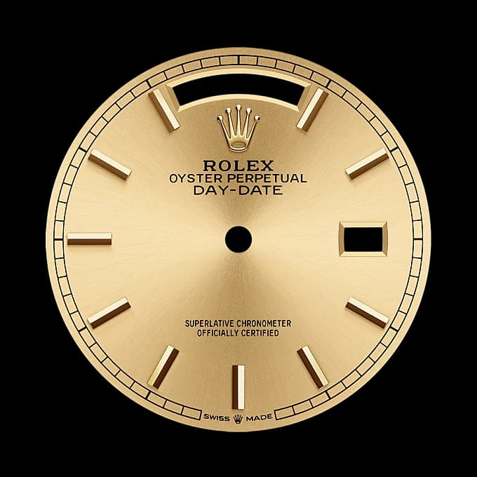 rolex Day-Date en oro amarillo de 18 quilates, M128238-0045 en Eurochronos rolex Day-Date en oro amarillo de 18 quilates, M128238-0045 en Eurochronos