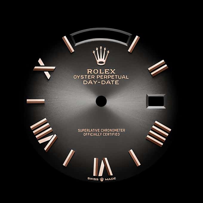 rolex Day-Date en Oro Everose de 18 quilates, M228235-0055 en Eurochronos rolex Day-Date en Oro Everose de 18 quilates, M228235-0055 en Eurochronos
