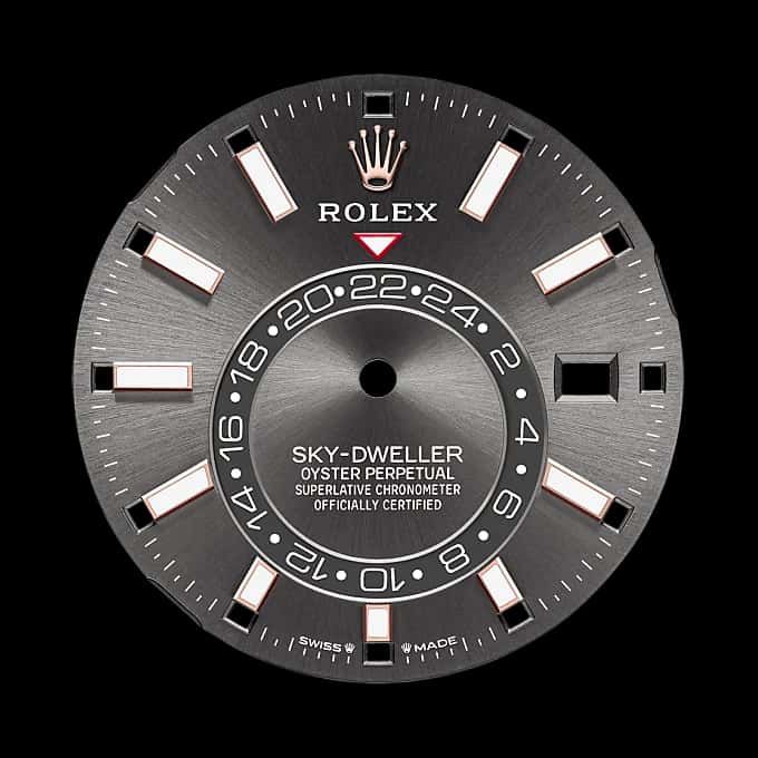 rolex Sky-Dweller en Oro Everose de 18 quilates, M336935-0008 en Eurochronos rolex Sky-Dweller en Oro Everose de 18 quilates, M336935-0008 en Eurochronos
