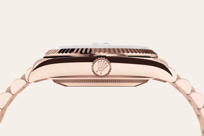 rolex Day-Date en Oro Everose de 18 quilates, M128235-0009 en Eurochronos rolex Day-Date en Oro Everose de 18 quilates, M128235-0009 en Eurochronos