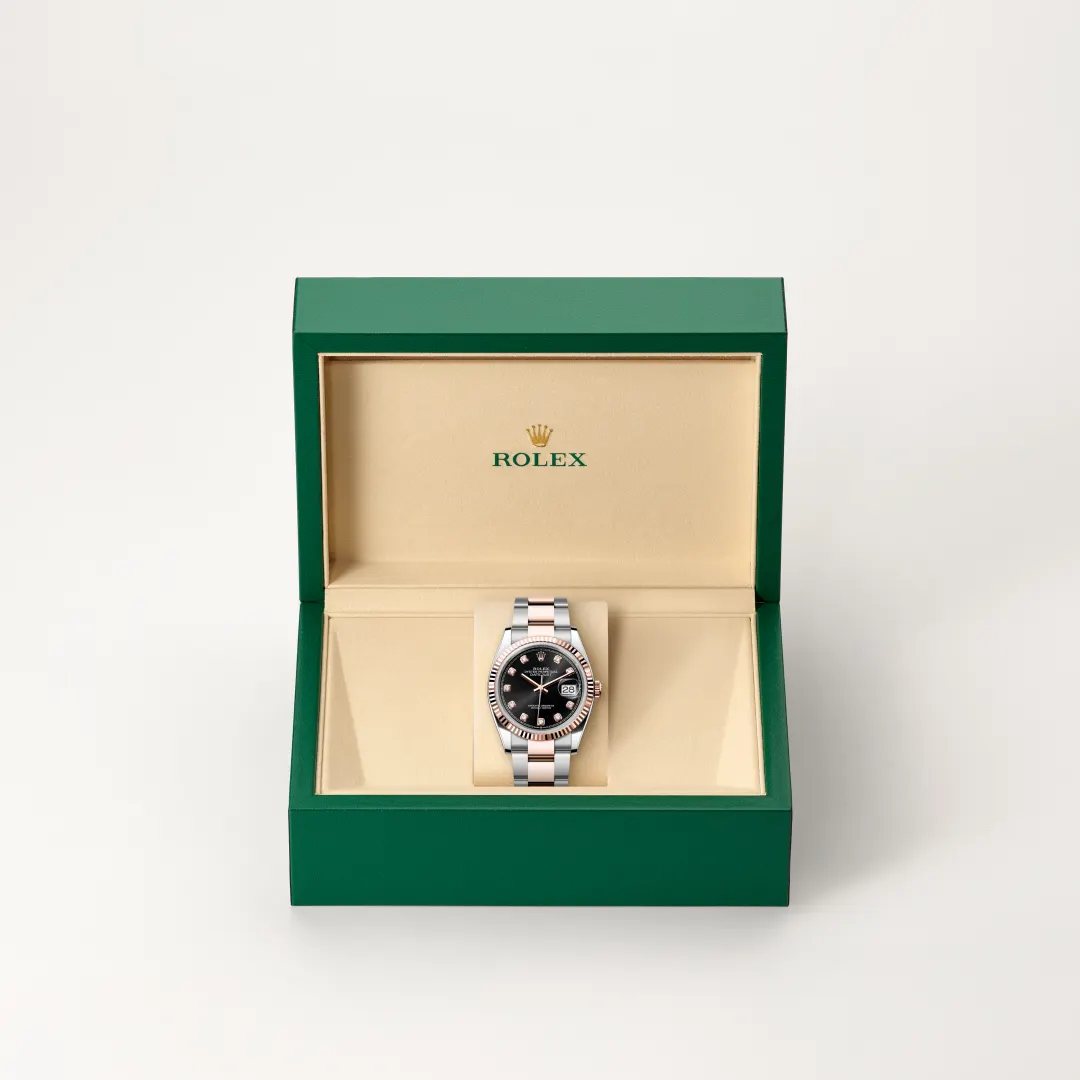 rolex Datejust en Rolesor Everose —combinación de acero Oystersteel y oro Everose, M126231-0020 en Eurochronos rolex Datejust en Rolesor Everose —combinación de acero Oystersteel y oro Everose, M126231-0020 en Eurochronos