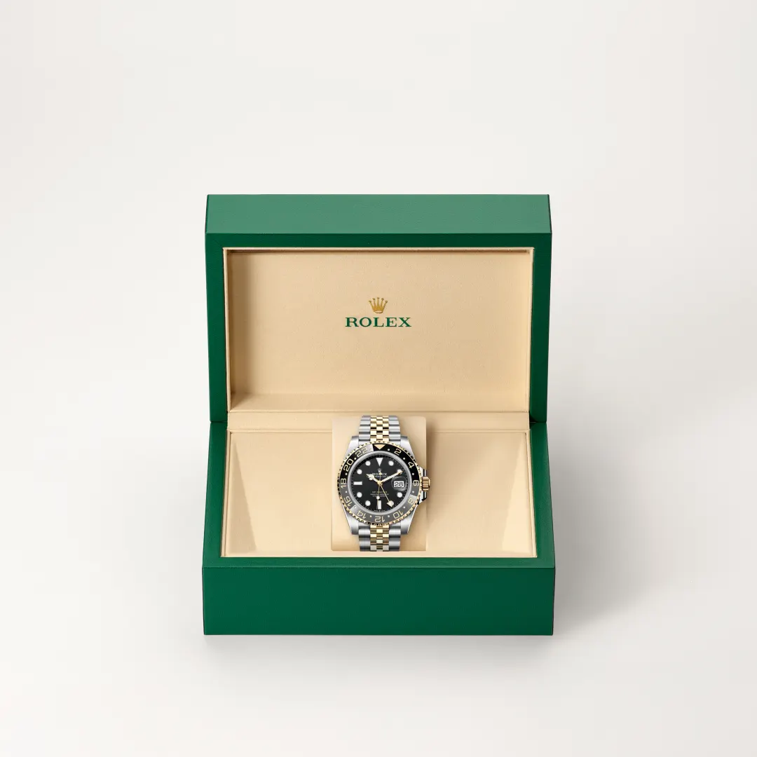 rolex GMT-Master II en Rolesor amarillo —combinación de acero Oystersteel y oro amarillo, M126713GRNR-0001 en Eurochronos rolex GMT-Master II en Rolesor amarillo —combinación de acero Oystersteel y oro amarillo, M126713GRNR-0001 en Eurochronos