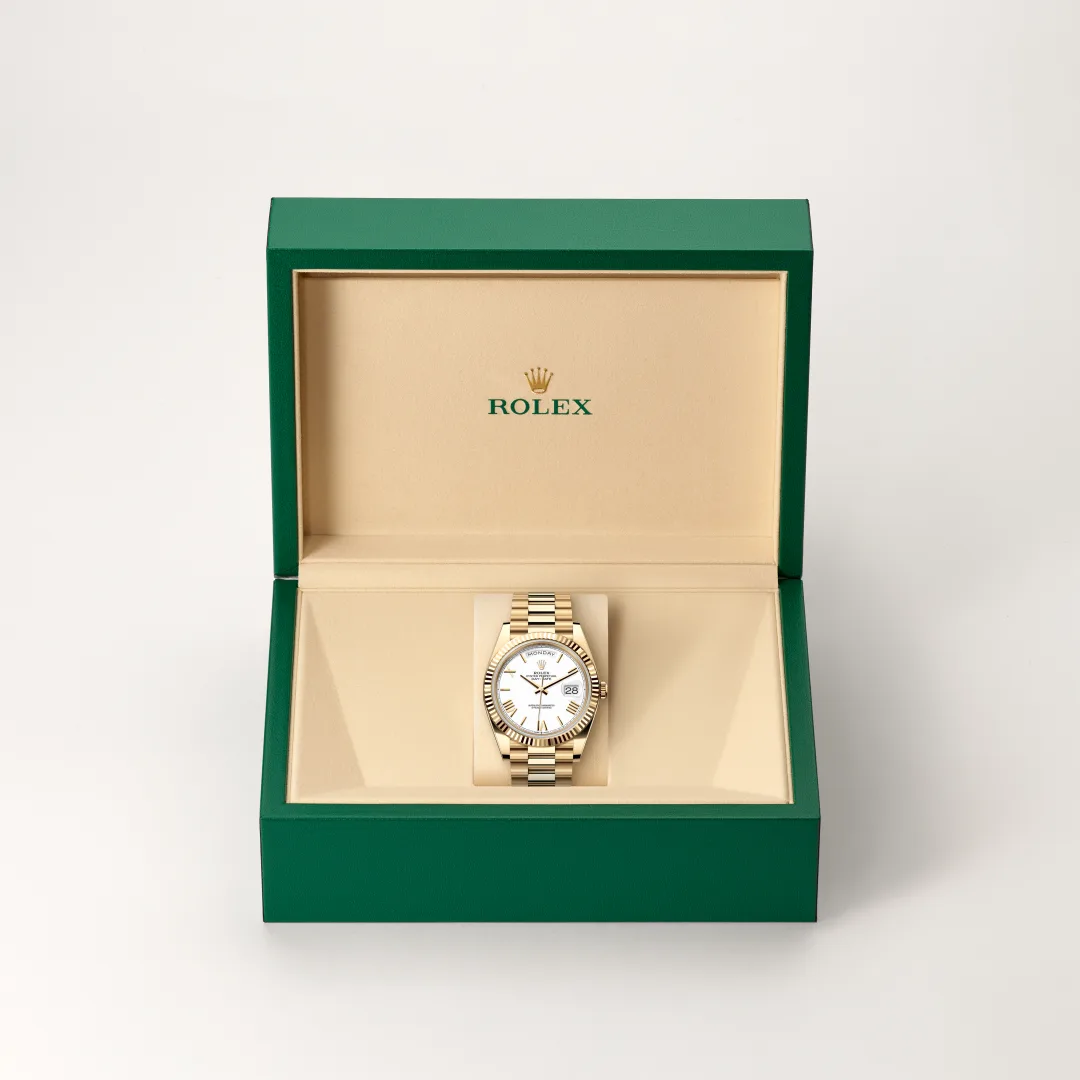 rolex Day-Date en oro amarillo de 18 quilates, M228238-0042 en Eurochronos rolex Day-Date en oro amarillo de 18 quilates, M228238-0042 en Eurochronos