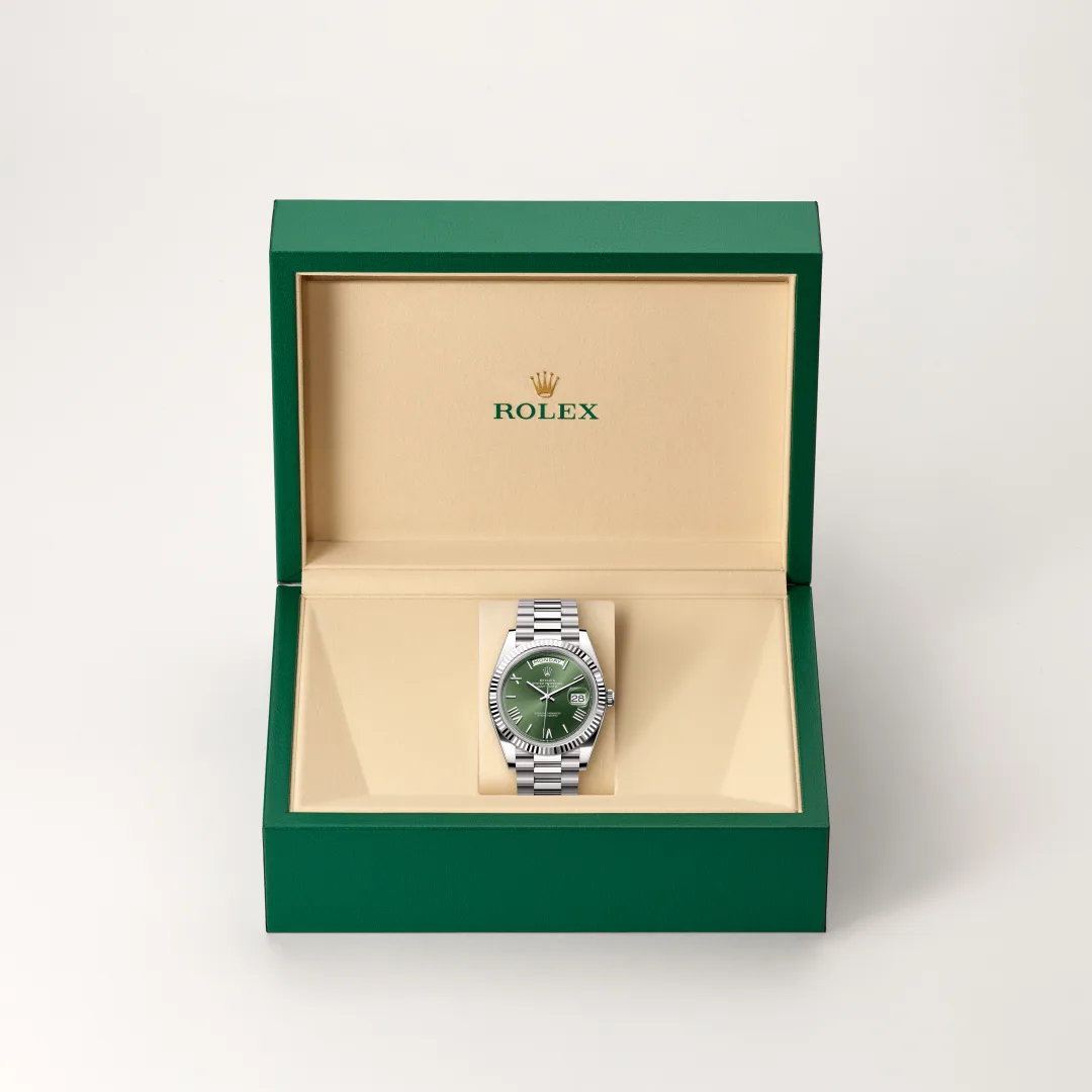 rolex Day-Date en Oro blanco de 18 quilates, M228239-0033 en Eurochronos rolex Day-Date en Oro blanco de 18 quilates, M228239-0033 en Eurochronos