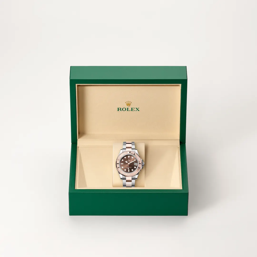 rolex Yacht-Master en Rolesor Everose —combinación de acero Oystersteel y oro Everose, M268621-0003 en Eurochronos rolex Yacht-Master en Rolesor Everose —combinación de acero Oystersteel y oro Everose, M268621-0003 en Eurochronos