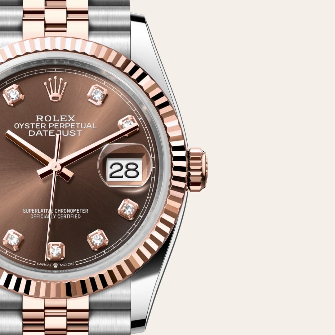 rolex Datejust en Rolesor Everose —combinación de acero Oystersteel y oro Everose, M126231-0053 en Eurochronos rolex Datejust en Rolesor Everose —combinación de acero Oystersteel y oro Everose, M126231-0053 en Eurochronos
