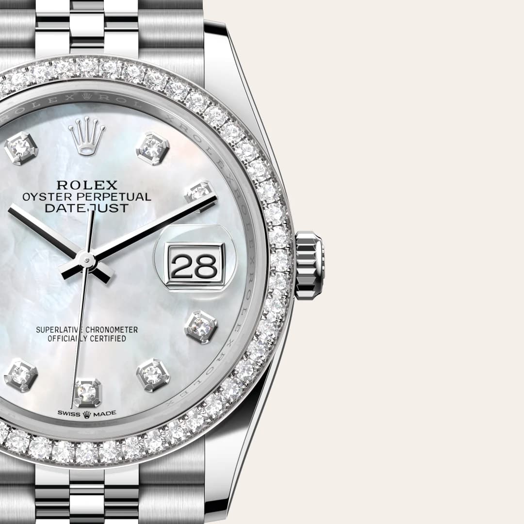 rolex Datejust en Rolesor blanco —combinación de acero Oystersteel y oro blanco, M126284RBR-0011 en Eurochronos rolex Datejust en Rolesor blanco —combinación de acero Oystersteel y oro blanco, M126284RBR-0011 en Eurochronos