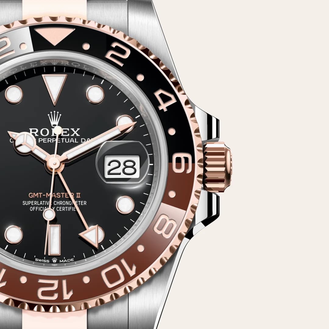 rolex GMT-Master II en Rolesor Everose —combinación de acero Oystersteel y oro Everose, M126711CHNR-0002 en Eurochronos rolex GMT-Master II en Rolesor Everose —combinación de acero Oystersteel y oro Everose, M126711CHNR-0002 en Eurochronos