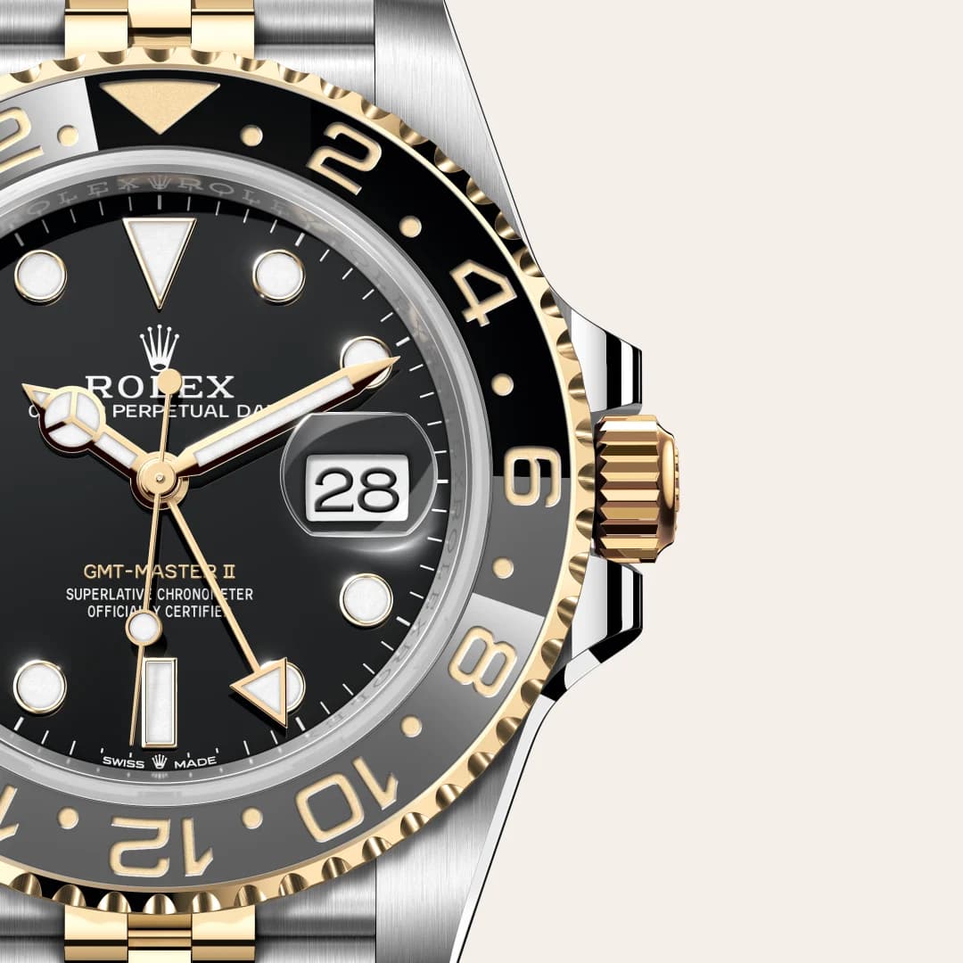 rolex GMT-Master II en Rolesor amarillo —combinación de acero Oystersteel y oro amarillo, M126713GRNR-0001 en Eurochronos rolex GMT-Master II en Rolesor amarillo —combinación de acero Oystersteel y oro amarillo, M126713GRNR-0001 en Eurochronos