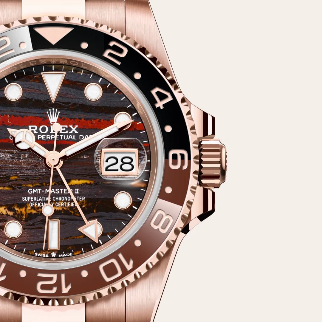 rolex GMT-Master II en Oro Everose de 18 quilates, M126715CHNR-0002 en Eurochronos rolex GMT-Master II en Oro Everose de 18 quilates, M126715CHNR-0002 en Eurochronos