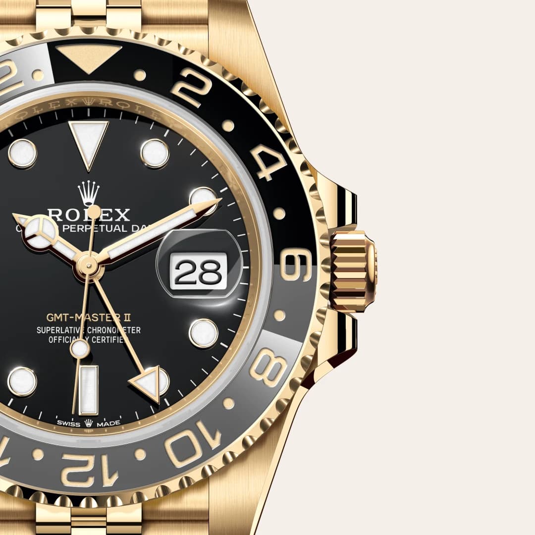 rolex GMT-Master II en oro amarillo de 18 quilates, M126718GRNR-0001 en Eurochronos rolex GMT-Master II en oro amarillo de 18 quilates, M126718GRNR-0001 en Eurochronos