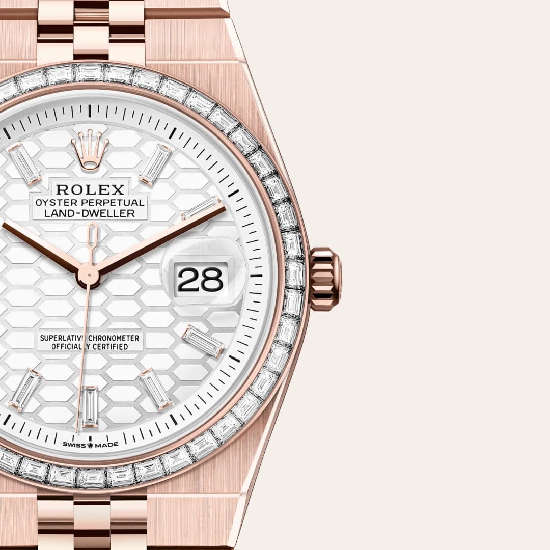 rolex Land-Dweller en Oro Everose de 18 quilates, M127285TBR-0002 en Eurochronos rolex Land-Dweller en Oro Everose de 18 quilates, M127285TBR-0002 en Eurochronos