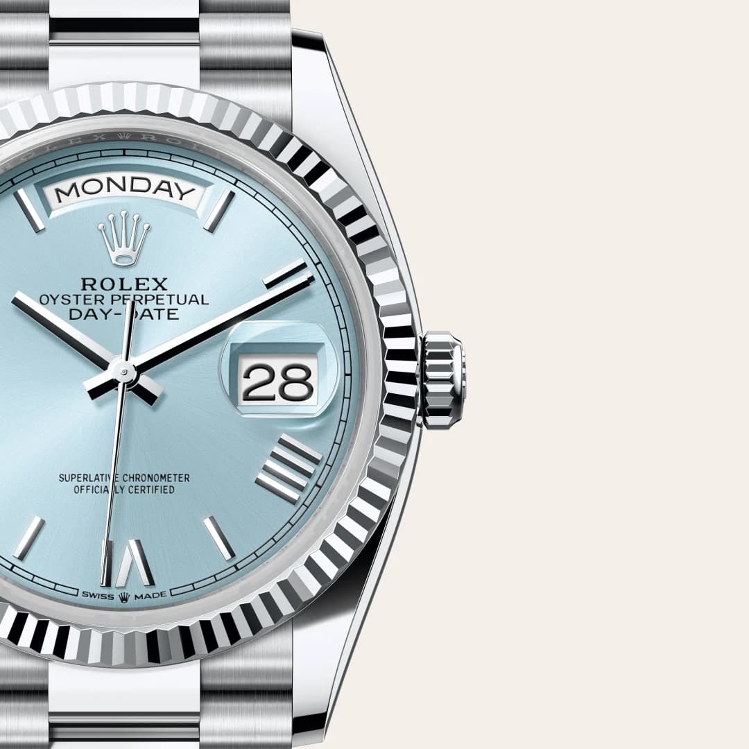 rolex Day-Date en Platino, M128236-0018 en Eurochronos rolex Day-Date en Platino, M128236-0018 en Eurochronos