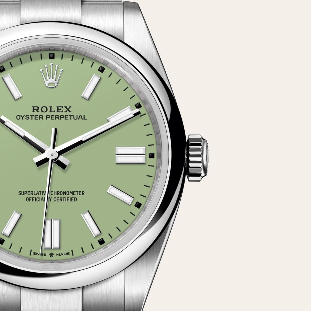 rolex Oyster Perpetual en Acero Oystersteel, M134300-0006 en Eurochronos rolex Oyster Perpetual en Acero Oystersteel, M134300-0006 en Eurochronos