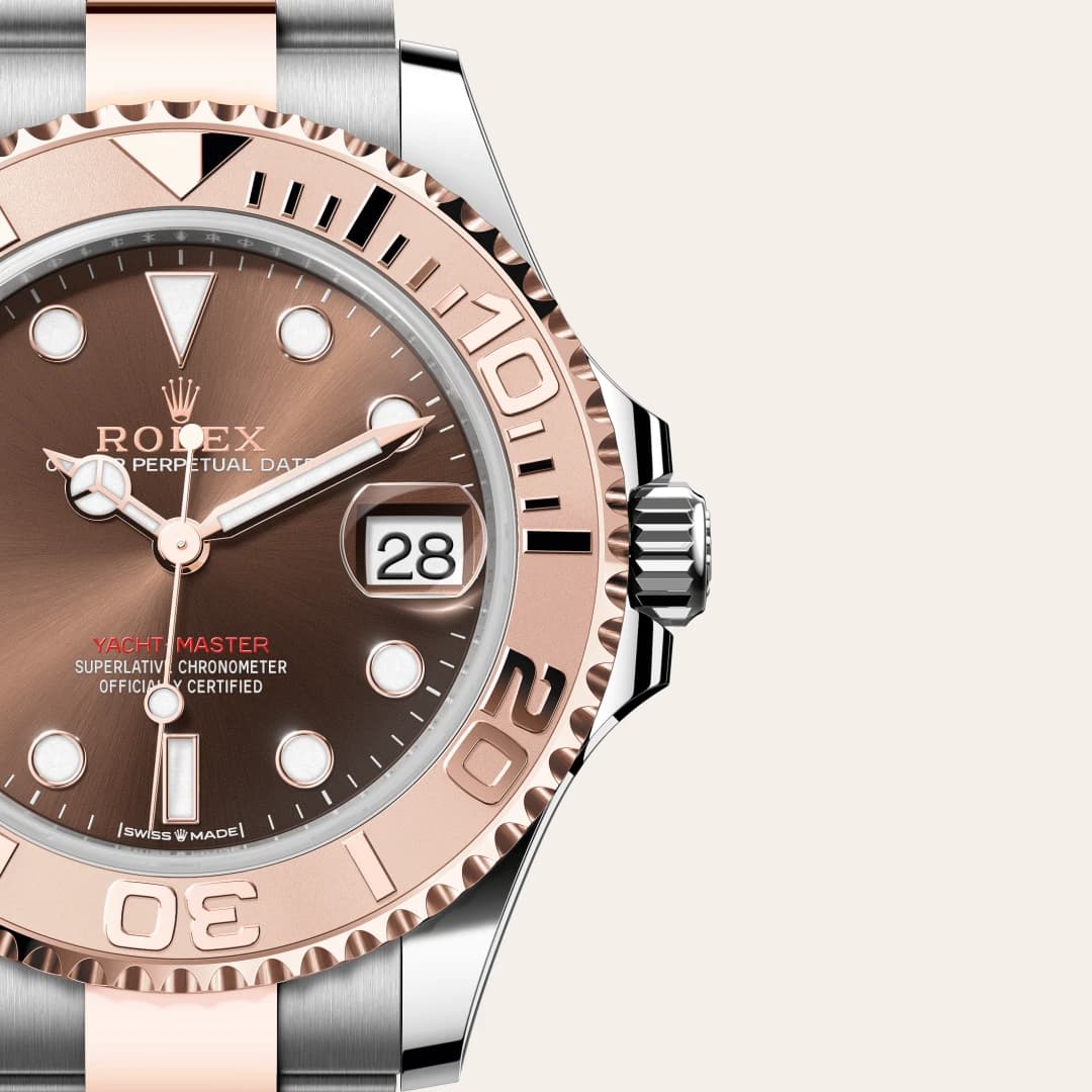 rolex Yacht-Master en Rolesor Everose —combinación de acero Oystersteel y oro Everose, M268621-0003 en Eurochronos rolex Yacht-Master en Rolesor Everose —combinación de acero Oystersteel y oro Everose, M268621-0003 en Eurochronos