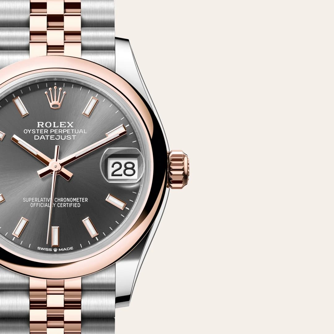 rolex Datejust en Rolesor Everose —combinación de acero Oystersteel y oro Everose, M278241-0018 en Eurochronos rolex Datejust en Rolesor Everose —combinación de acero Oystersteel y oro Everose, M278241-0018 en Eurochronos