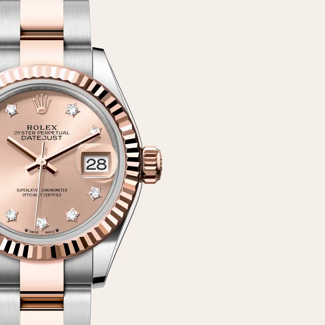 rolex Lady-Datejust en Rolesor Everose —combinación de acero Oystersteel y oro Everose, M279171-0028 en Eurochronos rolex Lady-Datejust en Rolesor Everose —combinación de acero Oystersteel y oro Everose, M279171-0028 en Eurochronos