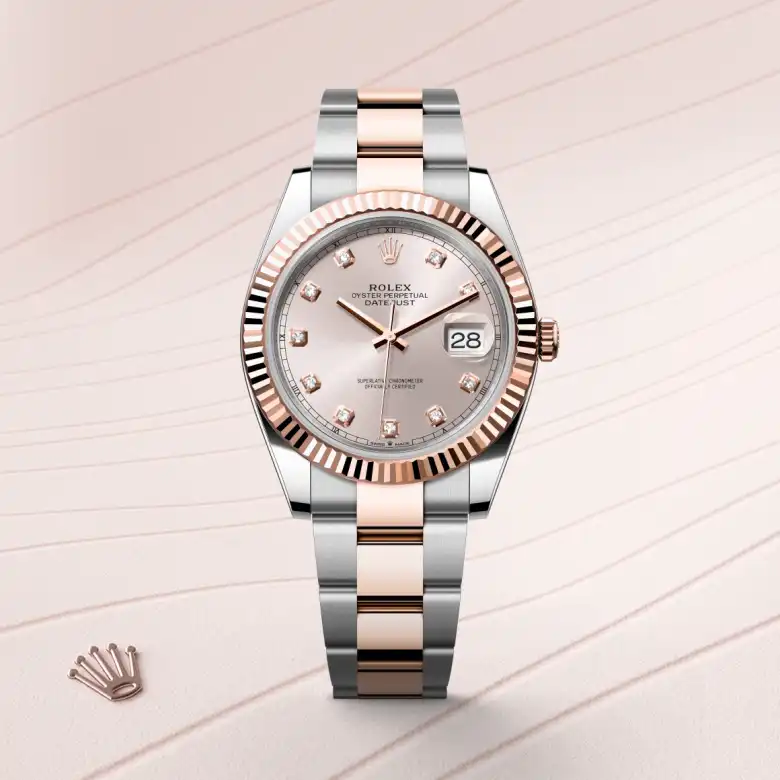 rolex Datejust en Rolesor Everose —combinación de acero Oystersteel y oro Everose, M126331-0007 en Eurochronos rolex Datejust en Rolesor Everose —combinación de acero Oystersteel y oro Everose, M126331-0007 en Eurochronos