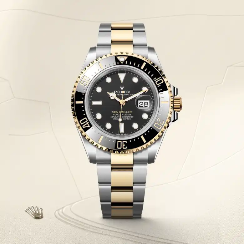 rolex Sea-Dweller en Rolesor amarillo —combinación de acero Oystersteel y oro amarillo, M126603-0001 en Eurochronos rolex Sea-Dweller en Rolesor amarillo —combinación de acero Oystersteel y oro amarillo, M126603-0001 en Eurochronos