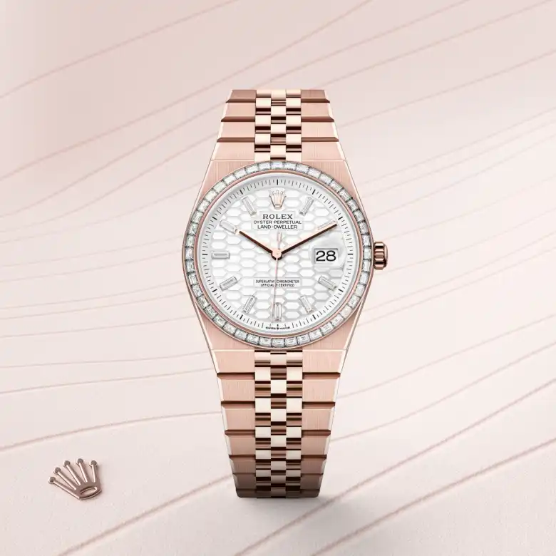 rolex Land-Dweller en Oro Everose de 18 quilates, M127285TBR-0002 en Eurochronos rolex Land-Dweller en Oro Everose de 18 quilates, M127285TBR-0002 en Eurochronos