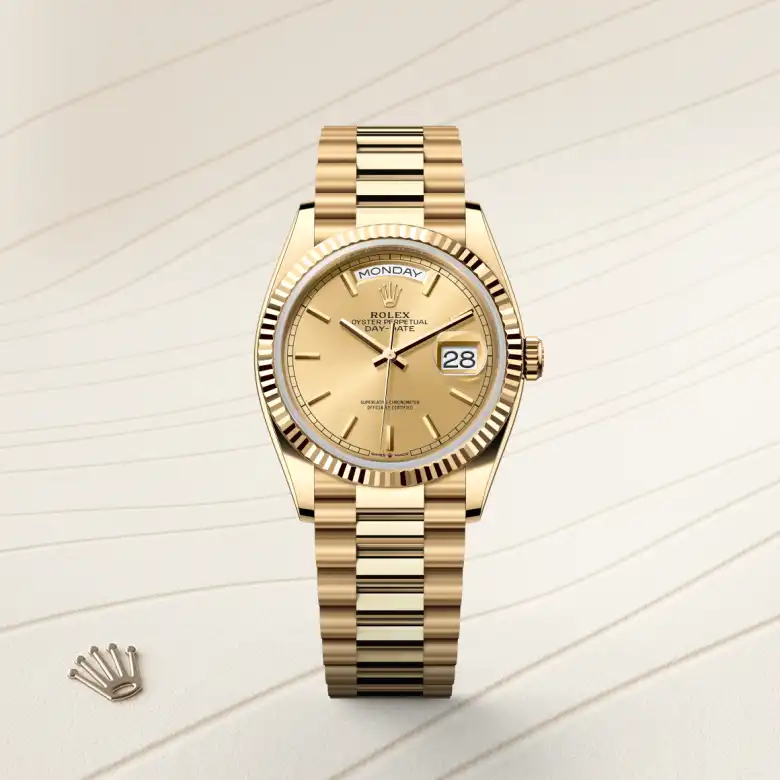 rolex Day-Date en oro amarillo de 18 quilates, M128238-0045 en Eurochronos rolex Day-Date en oro amarillo de 18 quilates, M128238-0045 en Eurochronos