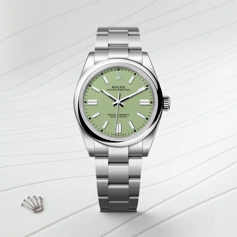 rolex Oyster Perpetual en Acero Oystersteel, M134300-0006 en Eurochronos rolex Oyster Perpetual en Acero Oystersteel, M134300-0006 en Eurochronos