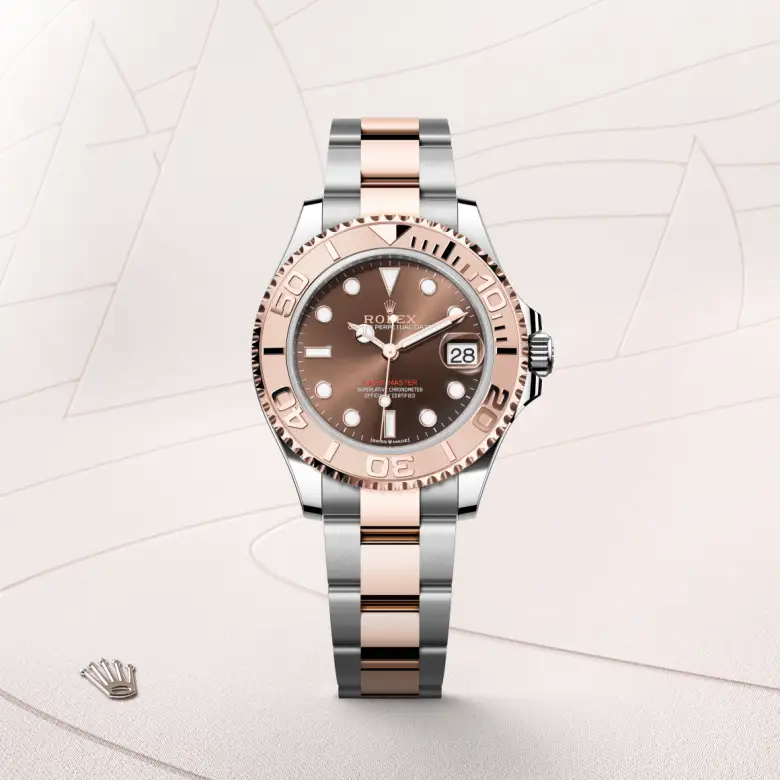 rolex Yacht-Master en Rolesor Everose —combinación de acero Oystersteel y oro Everose, M268621-0003 en Eurochronos rolex Yacht-Master en Rolesor Everose —combinación de acero Oystersteel y oro Everose, M268621-0003 en Eurochronos