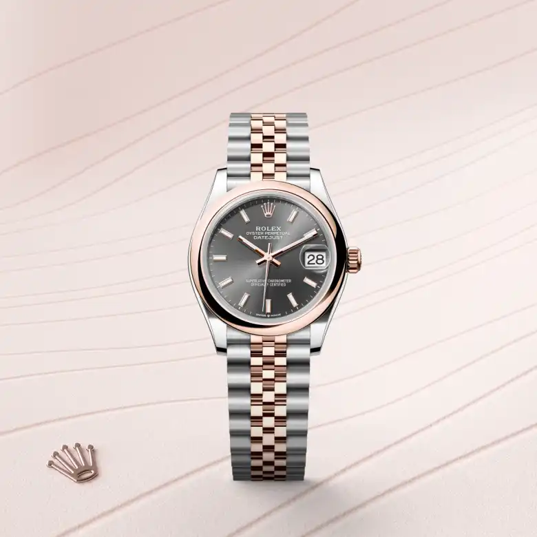 rolex Datejust en Rolesor Everose —combinación de acero Oystersteel y oro Everose, M278241-0018 en Eurochronos rolex Datejust en Rolesor Everose —combinación de acero Oystersteel y oro Everose, M278241-0018 en Eurochronos