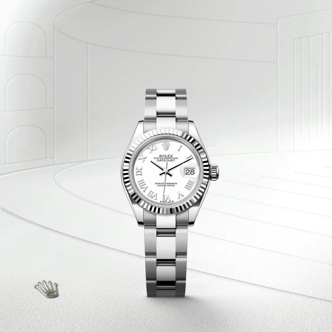 rolex Lady-Datejust en Rolesor blanco —combinación de acero Oystersteel y oro blanco, M279174-0020 en Eurochronos rolex Lady-Datejust en Rolesor blanco —combinación de acero Oystersteel y oro blanco, M279174-0020 en Eurochronos