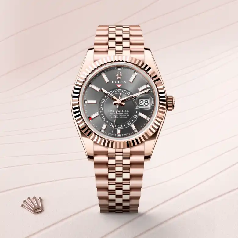 rolex Sky-Dweller en Oro Everose de 18 quilates, M336935-0008 en Eurochronos rolex Sky-Dweller en Oro Everose de 18 quilates, M336935-0008 en Eurochronos