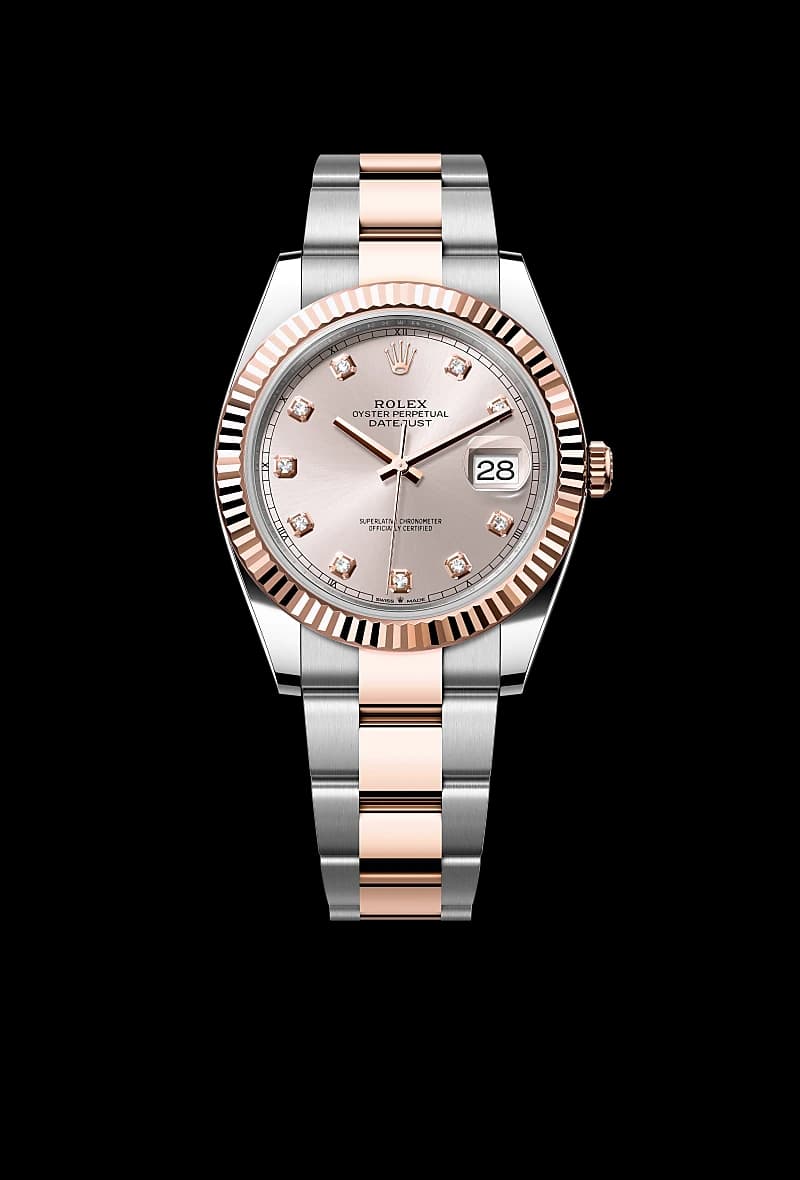 rolex Datejust en Rolesor Everose —combinación de acero Oystersteel y oro Everose, M126331-0007 en Eurochronos rolex Datejust en Rolesor Everose —combinación de acero Oystersteel y oro Everose, M126331-0007 en Eurochronos